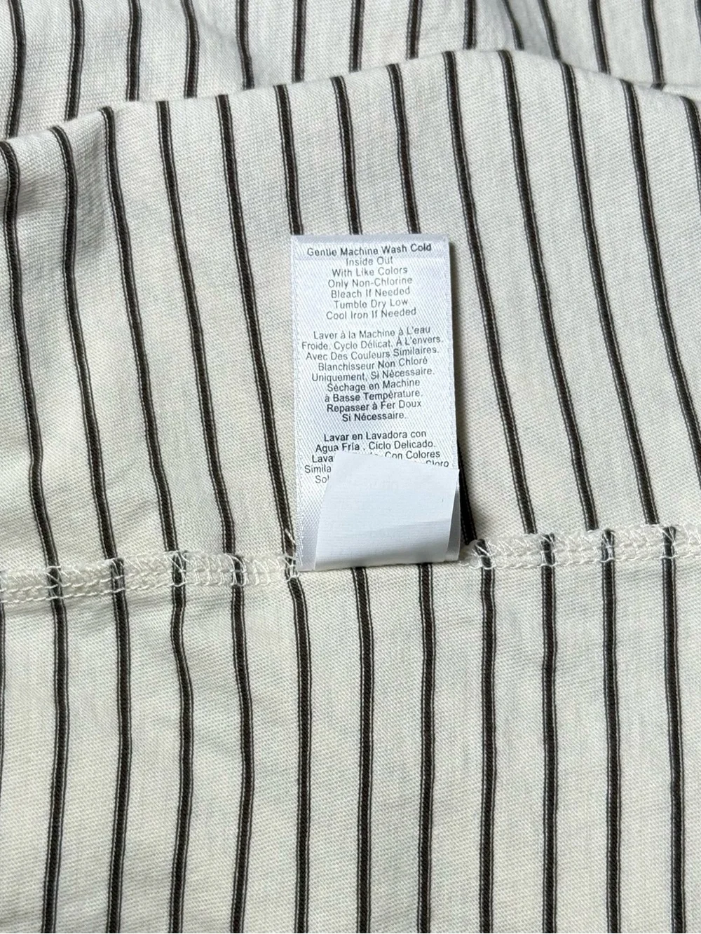Nation Los Angeles Anthropologie striped mock neck long sleeve XXL